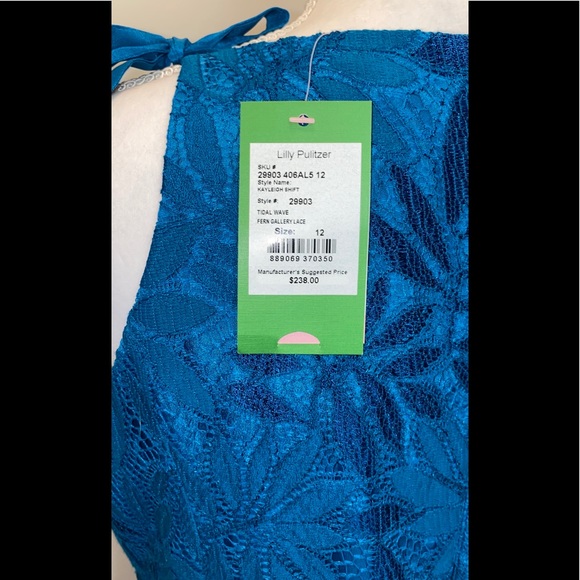 Lilly Pulitzer Kayleigh Shift Lace Dress BNWT Sz12 - Picture 6 of 7